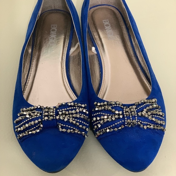 Blue Rhinestone Flat - Picture 2 of 2
